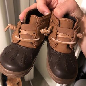 Baby boys sperrys size 5